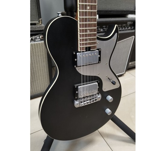 Aria 718-MK2 OPBK электрогитара, Les Paul, цвет Open Pore Black (открытые поры, чёрный) УЦЕНКА