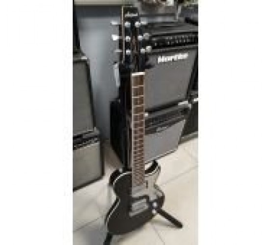 Aria 718-MK2 OPBK электрогитара, Les Paul, цвет Open Pore Black (открытые поры, чёрный) УЦЕНКА