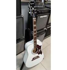 Epiphone Limited Edition Dove PRO Alpine White электроакустическая гитара USED