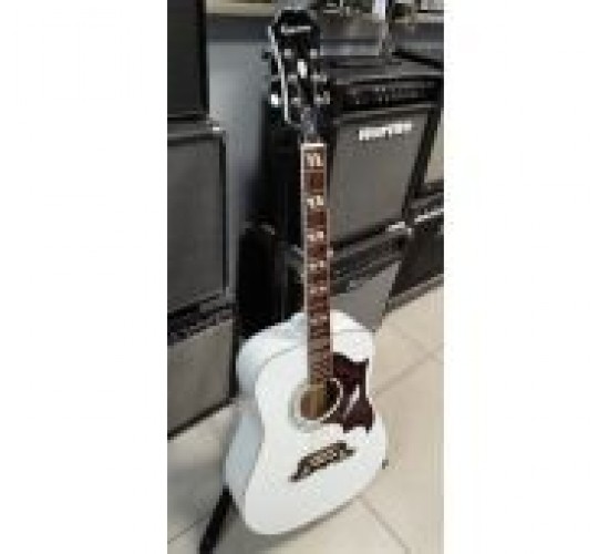 Epiphone Limited Edition Dove PRO Alpine White электроакустическая гитара USED