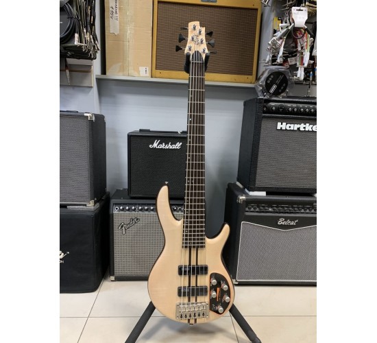 Cort A6 Plus FMMH OPN Artisan Series Бас-гитара 6-струнная, Superstrat, цвет натуральный, УЦЕНКА