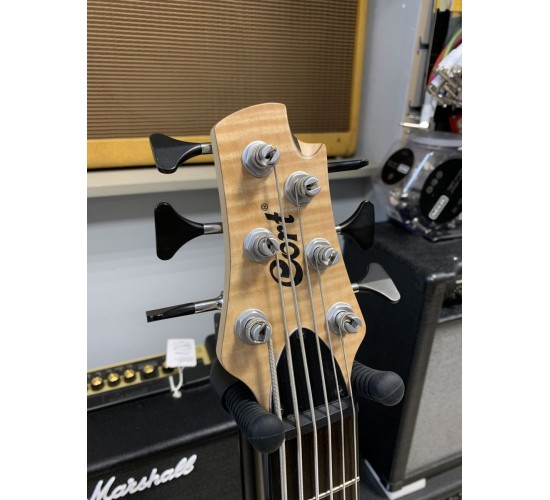 Cort A6 Plus FMMH OPN Artisan Series Бас-гитара 6-струнная, Superstrat, цвет натуральный, УЦЕНКА