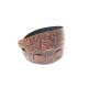 Fidel FL8018LT Leather Tigina Ремень для гитары, кожаный, 7 см, цвет Корица