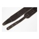 Fidel FL660337L11 Leather 11 Ремень для гитары, кожаный, черный кофе, тиснение рептилия
