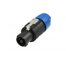 Rean RLS4FC разъем кабельный SPEAKON 4, черный