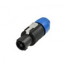 Rean RLS4FC разъем кабельный SPEAKON 4, черный