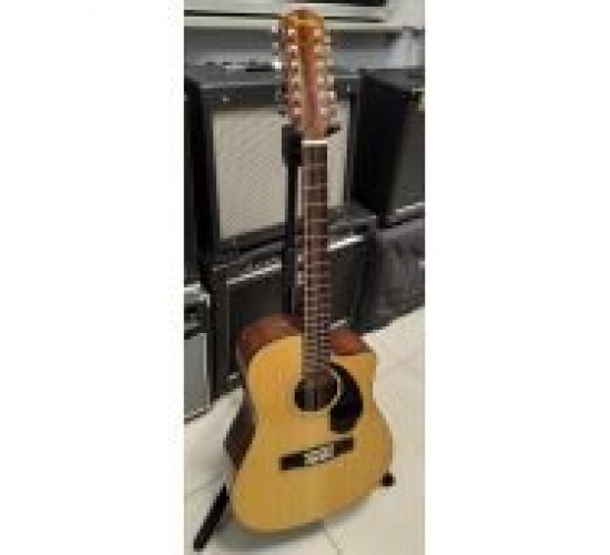 Fender CD-60SCE-12 Nat Dread 12-струнная электроакустическая гитара USED