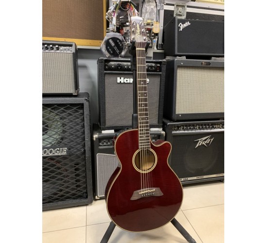 Takamine NPT-110 электроакустическая гитара с кейсом Япония 1990 USED