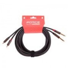 Force FLC-37/4.5 DLX аудио шнур, 4.5 метра, двойной RCA - jack mono