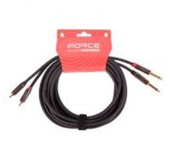 Force FLC-37/4.5 DLX аудио шнур, 4.5 метра, двойной RCA - jack mono