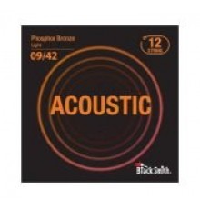 BlackSmith Phosphor Bronze Light 9/42 12 String струны для 12-стр акуст гитары, 9-42, фосфор бронза