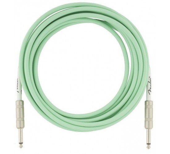 Fender 18.6 Original Instr. Cable SFG Surf Green инструментальный кабель, зеленый, длина 5.5м
