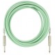 Fender 18.6 Original Instr. Cable SFG Surf Green инструментальный кабель, зеленый, длина 5.5м