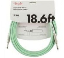 Fender 18.6 Original Instr. Cable SFG Surf Green инструментальный кабель, зеленый, длина 5.5м