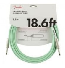 Fender 18.6 Original Instr. Cable SFG Surf Green инструментальный кабель, зеленый, длина 5.5м