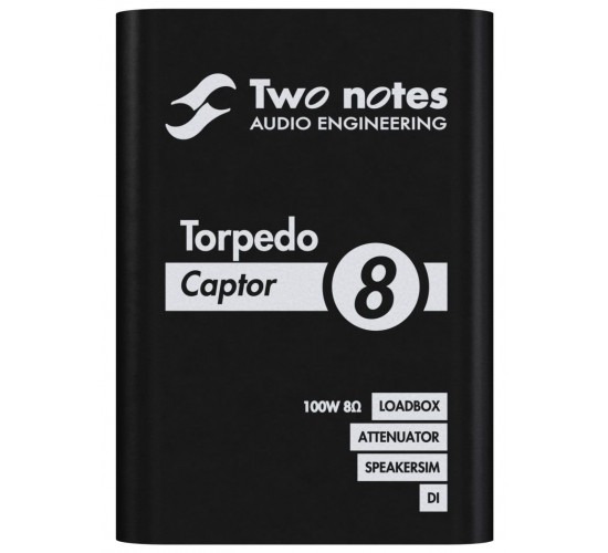 Two Notes Torpedo Captor 8 Ohms нагрузка для усилителя, D.I., выставочный образец