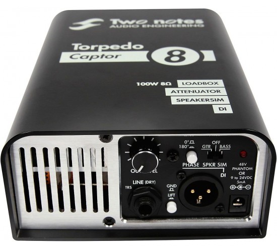 Two Notes Torpedo Captor 8 Ohms нагрузка для усилителя, D.I., выставочный образец