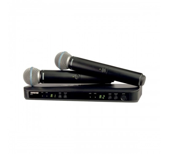 Shure BLX288E/B58 M17 двухканальная радиосистема с 2-мя ручными передатчиками, выставочный образец