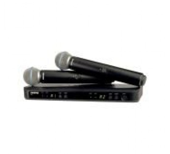 Shure BLX288E/B58 M17 двухканальная радиосистема с 2-мя ручными передатчиками, выставочный образец