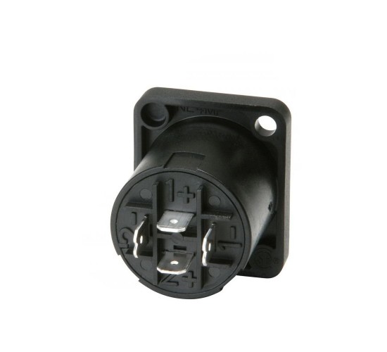 Neutrik NL4MP панельный разъём Speakon, 4-х контактный