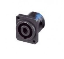 Neutrik NL4MP панельный разъём Speakon, 4-х контактный