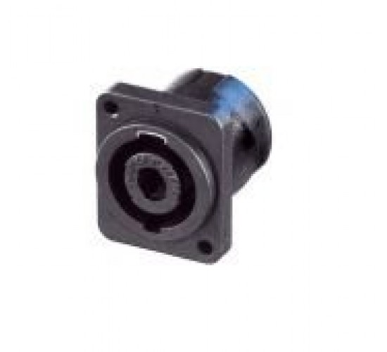 Neutrik NL4MP панельный разъём Speakon, 4-х контактный