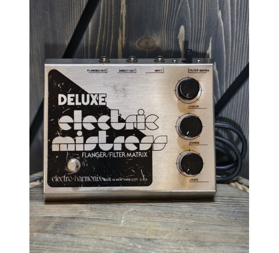 Electro-Harmonix Deluxe Electric Mistress V3 гитарная педаль - фейзер США 1981 USED
