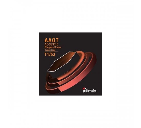 BlackSmith AAOT Acoustic Phosphor Bronze Custom Light 11/52 струны для акустической гитары, 11-52
