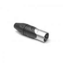 Amphenol AX3M разъем XLR кабельный папа, 3 контакта ,точеные контакты, цвет - никель