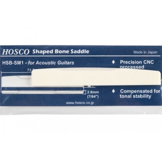 Hosco HSB-SM1 Нижний порожек для акустической гитары, кость