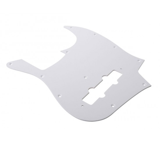 Hosco JB-W1P Защитная накладка для бас-гитары, белая, 1 слой