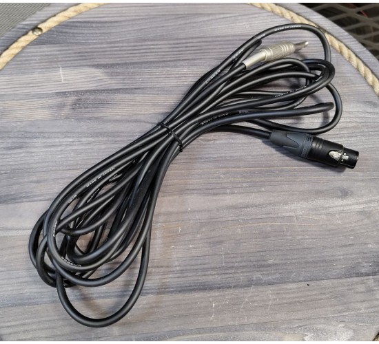 Кабель 5 метров XLR-Jack, Япония (Neutrik NC-FXX - Canare F-15) USED
