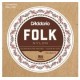 D'Addario EJ32C Folk Nylon Комплект струн для классической/акустической гитары, нейлон
