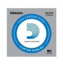 D'Addario PL013 Plain Steel Отдельная струна без обмотки, сталь, .013