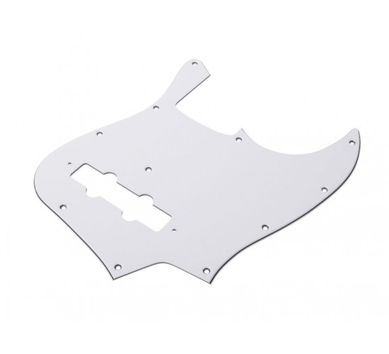 Hosco JB-W3P Защитная накладка для бас-гитары, белая, 3 слоя
