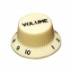 Hosco KI-240VI Ручка потенциометра, Volume, кремовый, дюймы