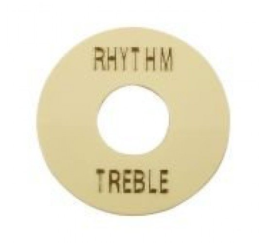 Hosco LP-SW-I Накладка под переключатель Treble/Rhythm, кремовая