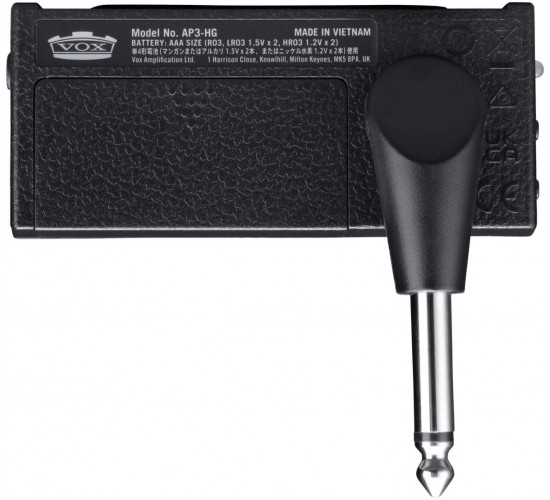 Vox AP3-HG AmPlug 3 High Gain Моделирующий гитарный усилитель для наушников со встроенными эффектами
