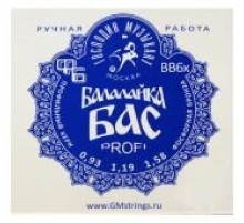 Господин музыкант BB6X Profi Струны для балалайки бас