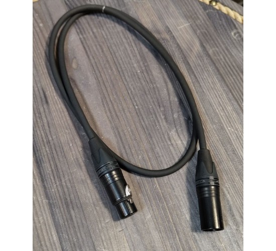 Belden 1192A студийный микрофонный кабель, 1м, разъёмы Neutrik