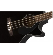 Fender CB-60SCE Bass Black LR Электроакустическая бас-гитара, цвет черный