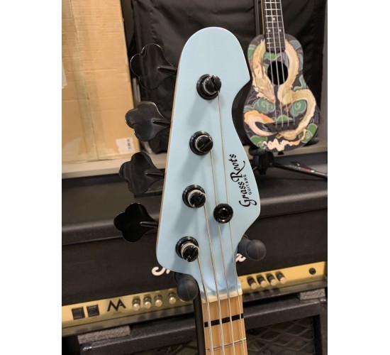 Grass Roots G-EAST BLUE GEN Signature бас-гитара, цвет голубой USED