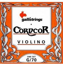 Galli Strings G070 струны для скрипки / 2, 3, 4-я струны с оплёткой из хромированной стали, Италия