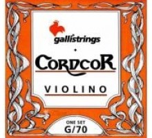 Galli Strings G070 струны для скрипки / 2, 3, 4-я струны с оплёткой из хромированной стали, Италия