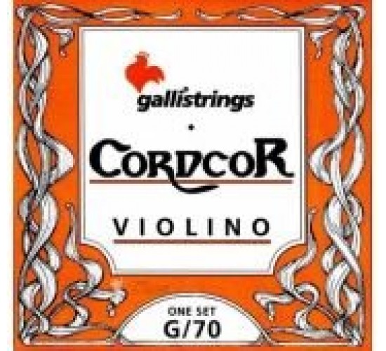 Galli Strings G070 струны для скрипки / 2, 3, 4-я струны с оплёткой из хромированной стали, Италия