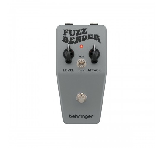 Behringer Fuzz Bender педаль Fuzz в винтажном стиле 60-х с индивидуальным переключателем Bias Mod
