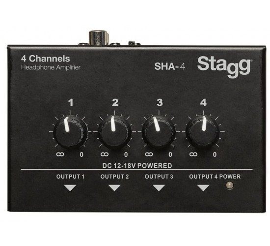 Stagg SHA-4 4х канальный стерео предусилитель для наушников