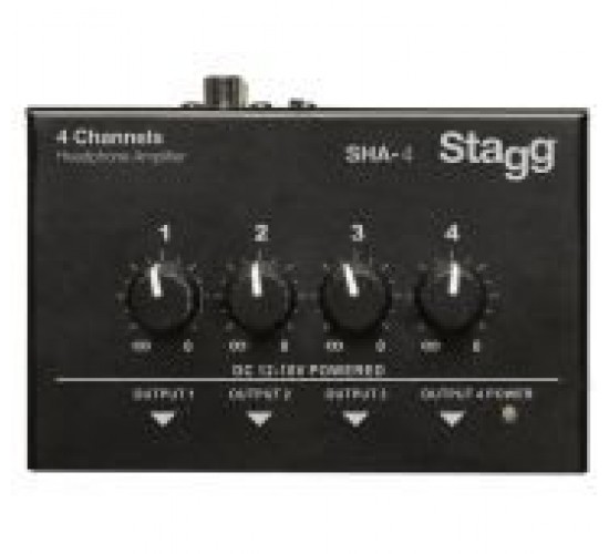 Stagg SHA-4 4х канальный стерео предусилитель для наушников