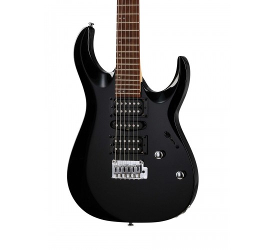Cort X200 BK электрогитара, Superstrat, цвет чёрный