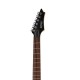 Cort X200 BK электрогитара, Superstrat, цвет чёрный